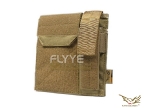 Flyye Molle Administrative/Pistol Mag Pouch KH