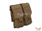 Flyye MOLLE Double M4/M16 Mag Pouch CB