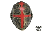 FMA Wire Mesh "Cross the king" Mask (Gold)tb610